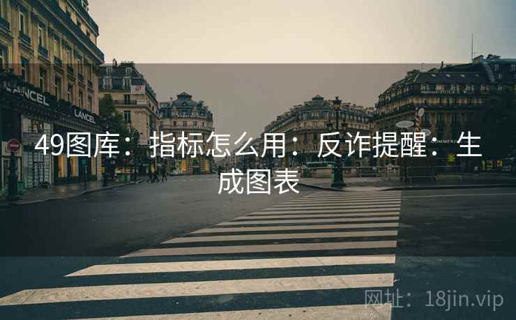 49图库：指标怎么用：反诈提醒：生成图表